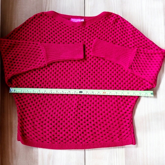 Alley & Gabby Open Knit Dolman Sleeve Soft & Cozy Sweater - Picture 6 of 7